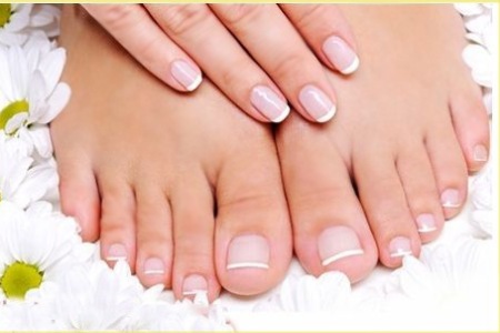 Gelish French Pedicure